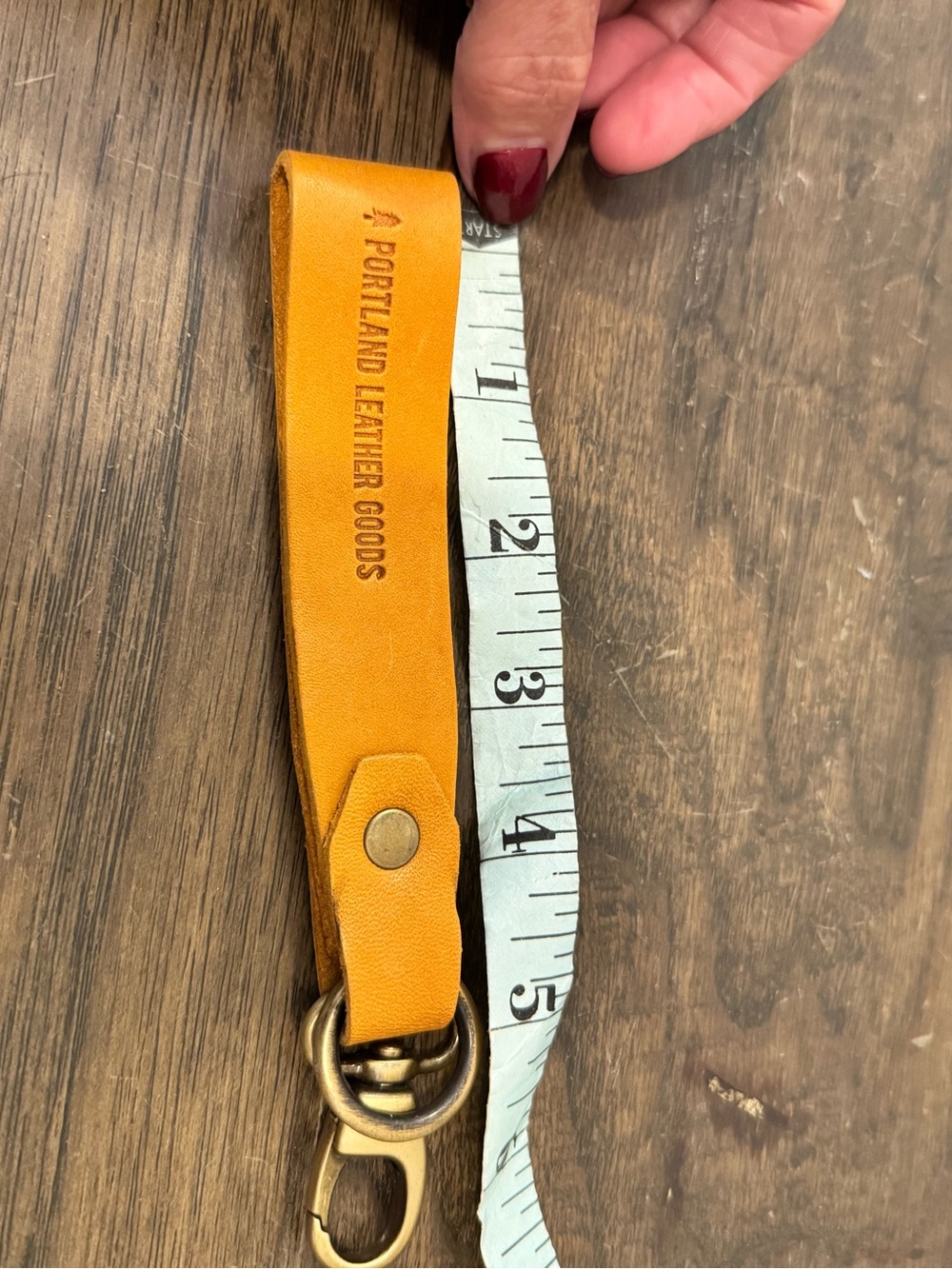 Portland Leather Goods Wristlet Keychain - Picture 6 of 7